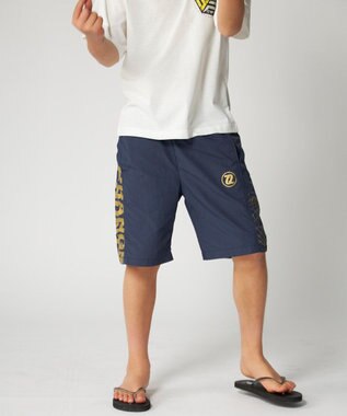 OP／FILA 【SEVEN2】ナイロンパンツ ネイビー