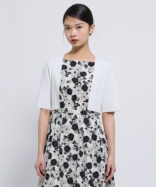 TOCCA 【松木育未さん着用】CREPE BOLERO ボレロ アイボリー系