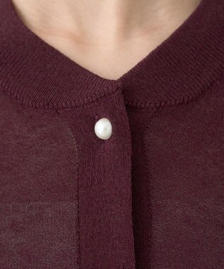 earth music&ecology 【接触冷感】シアードルマンカーディガン Brown