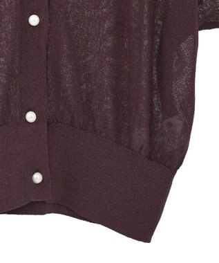 earth music&ecology 【接触冷感】シアードルマンカーディガン Brown