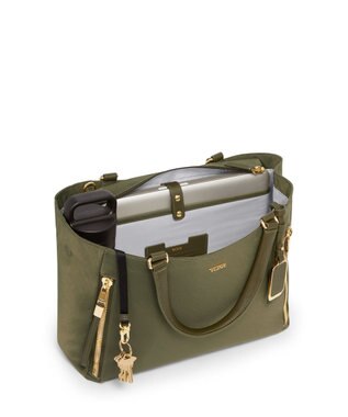 TUMI VOYAGEUR 「ヴァレッタ」ミディアム・トート オリーブ