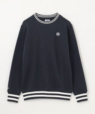 J.PRESS KIDS 【140-170cm】BICOLOR LINE COMBI トレーナー ネイビー系