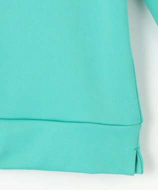 23区GOLF 冬の暖か名品トップス【WOMEN】ストレッチ 裏フリース ピーコックグリーン系