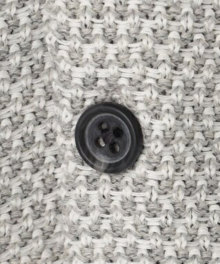 JOSEPH ABBOUD 【キングサイズ・清涼感】洗える！ストローヤーンニット ベスト ライトグレー系