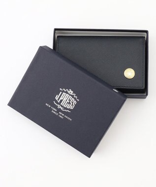 J.PRESS MEN 【MORPHO×J.PRESS】エンブレムボタン 名刺入れ(ササマチＷ) ネイビー系