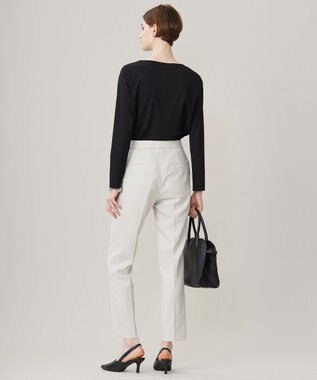 ICB 【洗える】プロヴィスウールツイル スティックパンツ ベージュ系