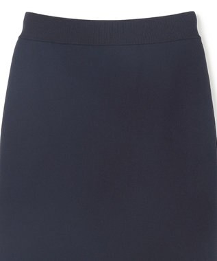 UNFILO ポリエステルフォルム Ｉラインスカート ネイビー