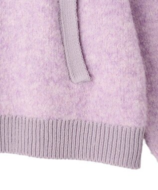 CRAFT STANDARD BOUTIQUE 配色Vネックニットプルオーバー Charcoal Gray