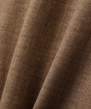 AMERICAN HOLIC 【イージーケア】リネンライクペプラムベスト Brown