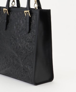 GRACE CONTINENTAL Square Tote ブラック