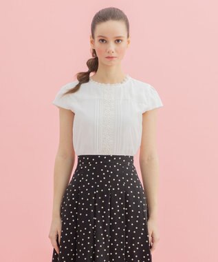 TOCCA 【洗える！】SOLEIL シフォントップス アイボリー系