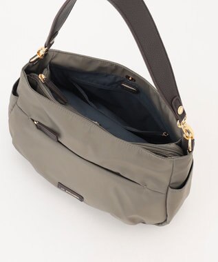 LA BAGAGERIE タック2WAYショルダーバッグ グレージュ