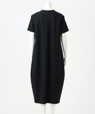 23区 S 【R(アール)】ストレッチポンチジャージー ワンピース ブラック系