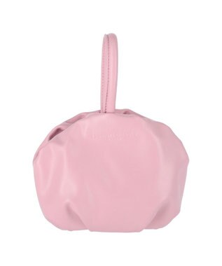 tsumori chisato CARRY ラムギャザー ワンハンドル 手提げ ハンドバッグ ラベンダー