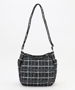 Y'SACCS ドローイングチェックショルダーバッグ