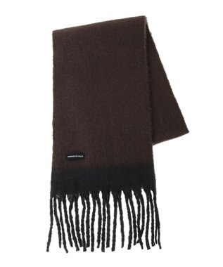 AMERICAN HOLIC バイカラーシャギーマフラー Brown