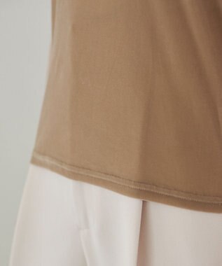 WEGO 【ANGIE VINTAGE】シアーベロアTシャツ ベージュ