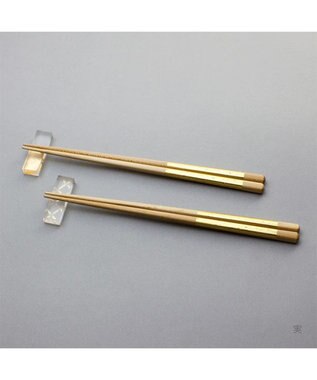 PRESENTERS ROOM toumei / 箔 hashi+hashioki 木箱入り2セット 実 -