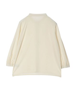 earth music&ecology フロントレースシフォンブラウス Light Yellow