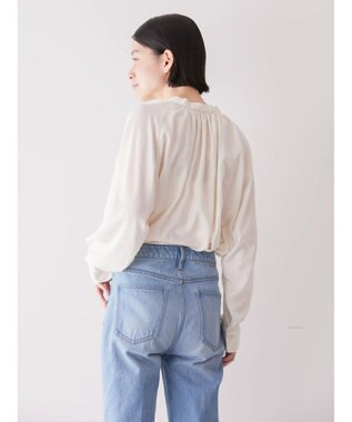 AMERICAN HOLIC イージーケア２ＷＡＹボウタイブラウス Ivory