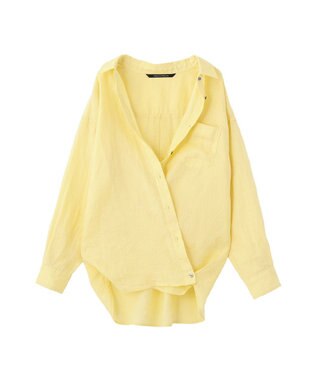 YECCA VECCA 3wayフレンチリネンシャツ Yellow