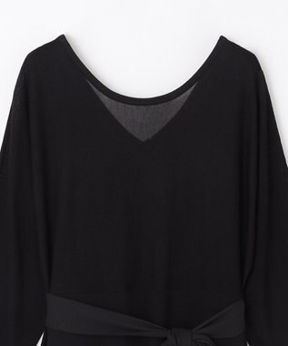 GRACE CONTINENTAL ニットブラックドレス ブラック