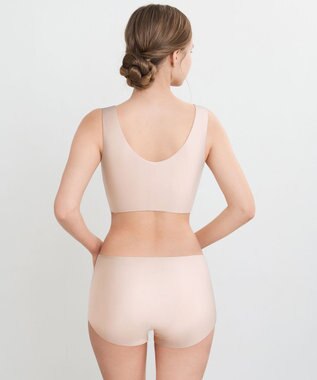 WACOAL 【GOCOCi ゴコチ】 ノンワイヤーブラ ベタつきにくく乾きやすい 通気性がよい 立体的なバストシルエット ブラトップ ハーフトップ レディース CGG571 /ワコール ベージュ