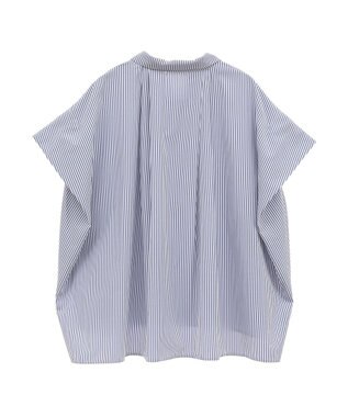 CRAFT STANDARD BOUTIQUE ステンサイドソリッドストライプブラウス2 Stripe Blue