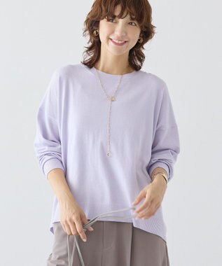 AMERICAN HOLIC バイパチルーズニットプルオーバー ライラック