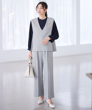 ANY L 【2SET】ハンサムジレ×ワイドパンツセット