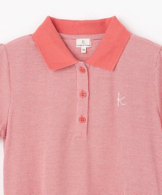 組曲 KIDS  【150-170㎝】 COOLMAXカノコワンピース レッド