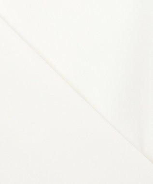 組曲 L 【KUMIKYOKU NAVY】ジョーゼットシフォン2WAY ボウタイブラウス パールホワイト系