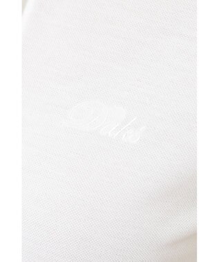 DAKS ニットカラー 半袖 ポロシャツ スノーホワイト