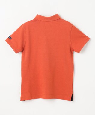 J.PRESS KIDS 【100-130cm】T/C ライト カノコ 半袖ポロシャツ オレンジ系