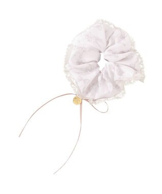 Maison de FLEUR すずらんプリントシュシュ Grayish Pink