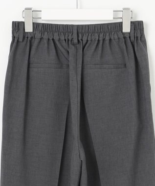 Feroux 【洗える】美シルエットカラーテーパード パンツ グレー系