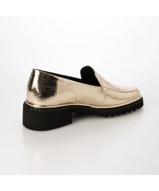 MODE ET JACOMO <D'ICI>ボリュームソールソフトローファー ゴールド