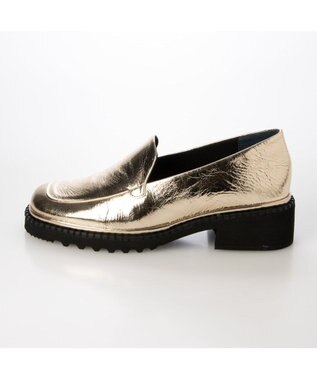 MODE ET JACOMO <D'ICI>ボリュームソールソフトローファー ゴールド