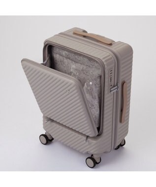 ACE BAGS & LUGGAGE 【雑誌掲載】 HaNT ココント スーツケース 34L 機内持込 フロントポケット付 05513 ハント フォグ・モーブ