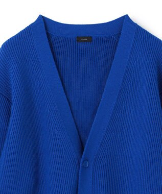 JOSEPH HOMME アコーディオンメリノ　ニットカーディガン ブルー系