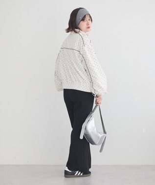 earth music&ecology パイピングブルゾン Dot