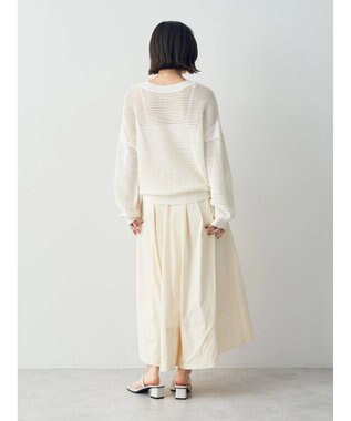 YECCA VECCA タックボリュームスカート① Ivory