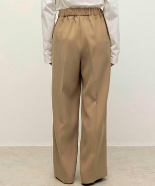 NAVE 【ReNAVE】ウォッシャブルツイル ワイドタックパンツ キャメル系