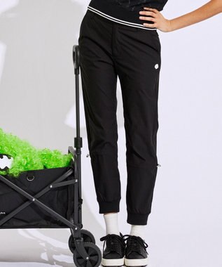 PW CIRCULUS 【WOMEN】ギャザリング ジョガーパンツ ゴルフウェア レディース ブラック系