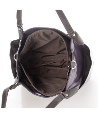 LA BAGAGERIE EMAILLERシリーズ　2wayトート　Sサイズ パープル