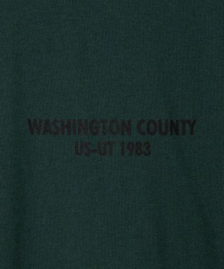 WEGO 【ユニセックス着用ITEM/2点SET】アクセ付きグラフィックアンサンブルT（LS） グリーン