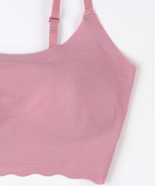 WACOAL 【GOCOCi ゴコチ】 ノンワイヤー ハーフトップ 伸びのよい素材を使用 ムレにくく快適 フラット仕上げ ホックなし ブラトップ レディース CGG220 /ワコール ストロベリー