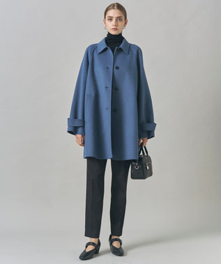 ICB WoolRever  ステンカラーコート ブルーグレー系