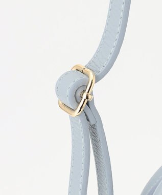 自由区 【MILOS】センターファスナートートバッグ サックスブルー系