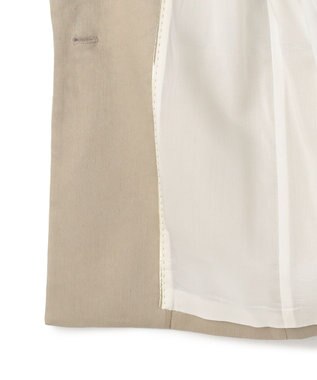 BEIGE， MICA / リネンブレンドテーラードジャケット  L.Taupe
